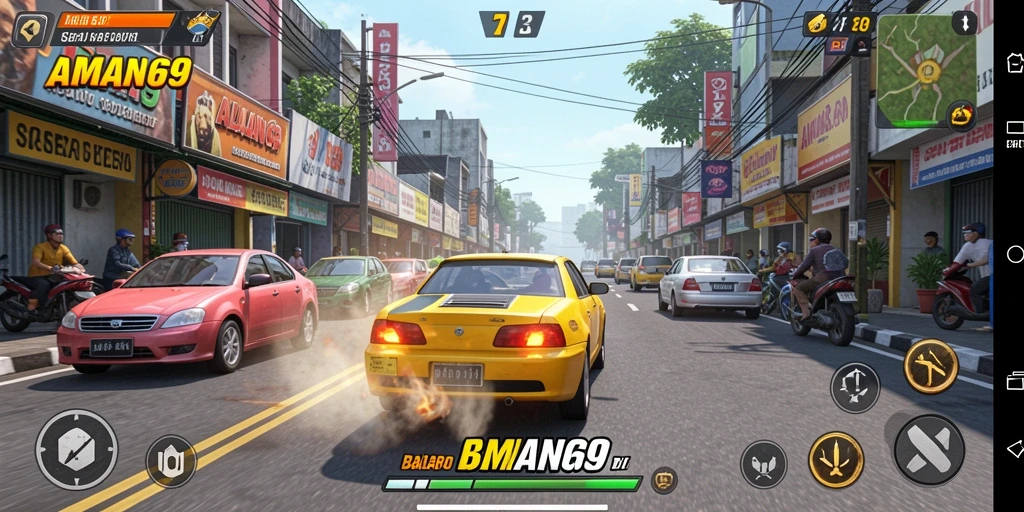 Gameplay menarik dan menegangkan di AMAN69.