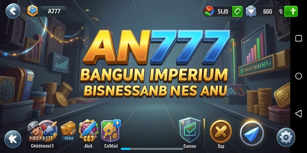 Tampilan gameplay AN777 yang menarik dengan elemen Tycoon yang nyata.