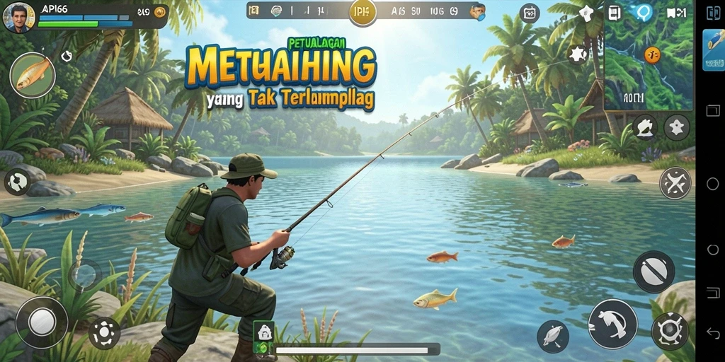 Tangkapan ikan yang menakjubkan dalam gameplay API66.