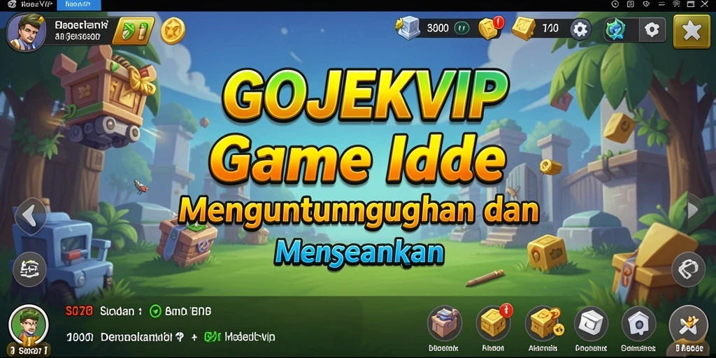 Tampilan gameplay GOJEKVIP yang menarik dan interaktif.