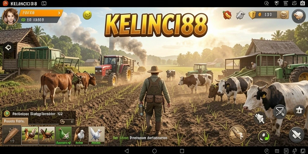 Gameplay KELINCI88 yang menarik dengan karakter kelinci yang lucu.