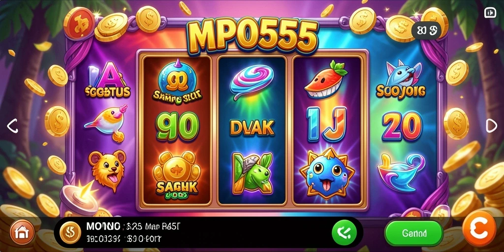 Gameplay slot MPO555 yang mendebarkan dan penuh warna.