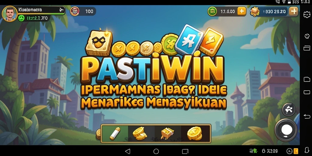 Tampilan gameplay PASTIWIN yang menawan dan menghibur.