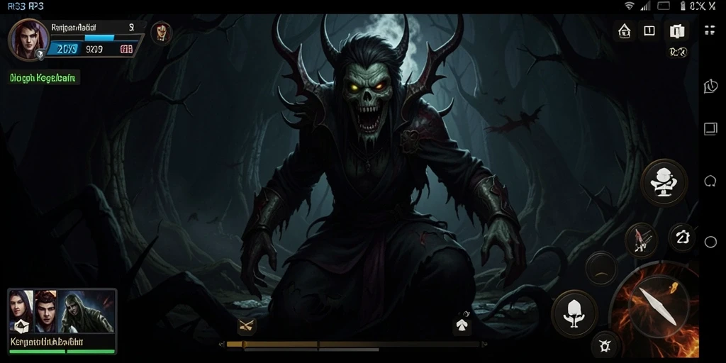 Screenshot gameplay RR33 yang menampilkan ketegangan dan kengerian.