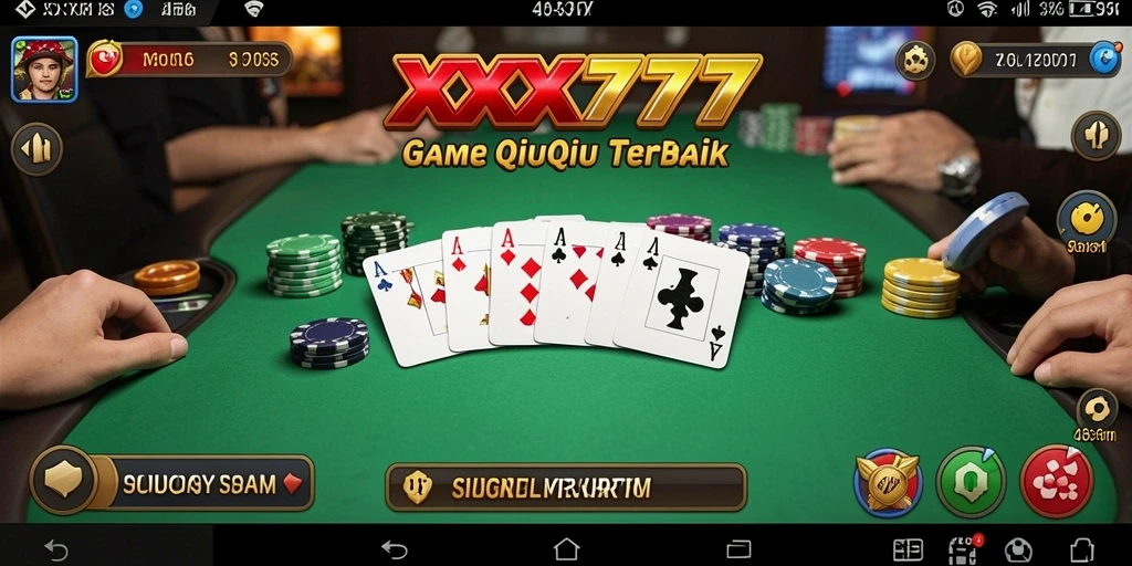 Tampilan gameplay QiuQiu yang menarik dan interaktif.